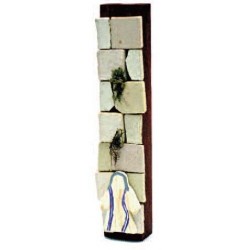 JERUSALEM STONE MEZUZAH CASE 