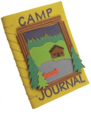 makes 24 Super Foam Camp Journal Craft Kit 