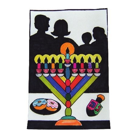 CHANUKAH FAMILY VELVET POSTER 