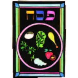 SEDER PLATE VELVET POSTER 