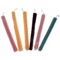 HONEYCOMB CHANUKAH CANDLES 