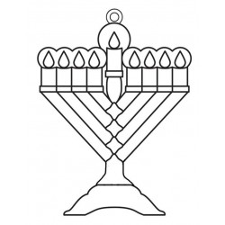 Menorah Suncatcher