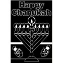 HAPPY CHANUKAH SCRATCH ART