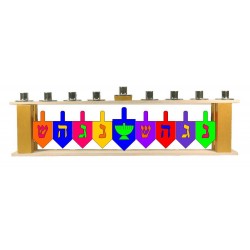 DELIGHTFUL DREIDELS MENORAH