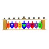 DELIGHTFUL DREIDELS MENORAH