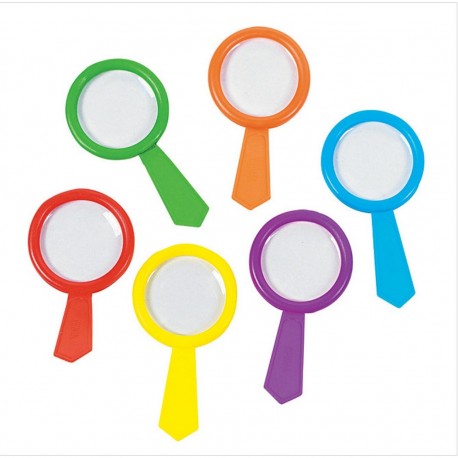 COLORFUL MAGNIFYING GLASSES