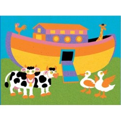 NOAH"S ARK SAND ART