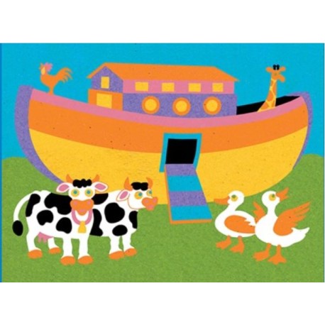 NOAH"S ARK SAND ART