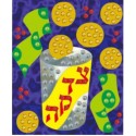 TZEDAKA JEWEL ART POSTER