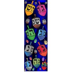 FOIL DREIDEL STICKERS