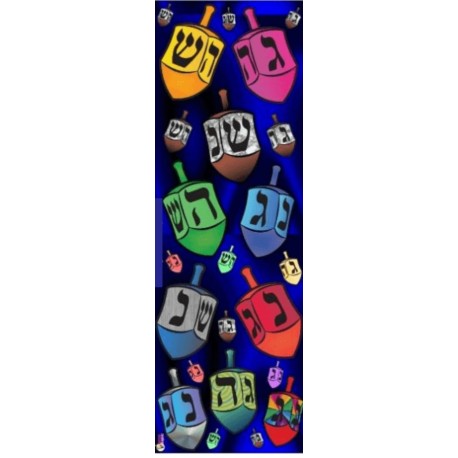 FOIL DREIDEL STICKERS